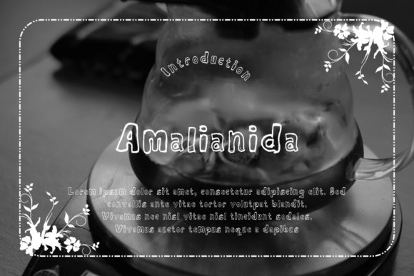 Amalianida: A Playful Casual Display Font for DIY & Branding