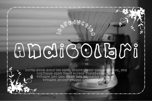 Andicolbri: The Quirky Display Font for Campaign Creatives
