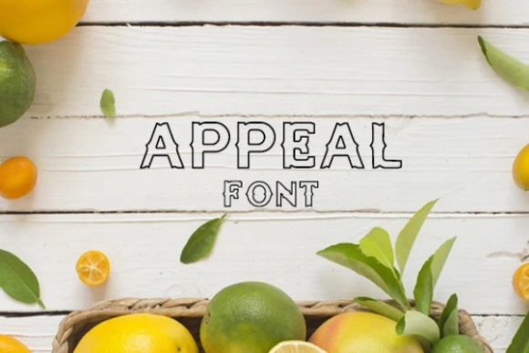 Appeal Display Font for Polished Brand Visuals