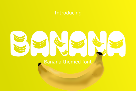 Banana Bold Display Font for Modern Web Design Projects
