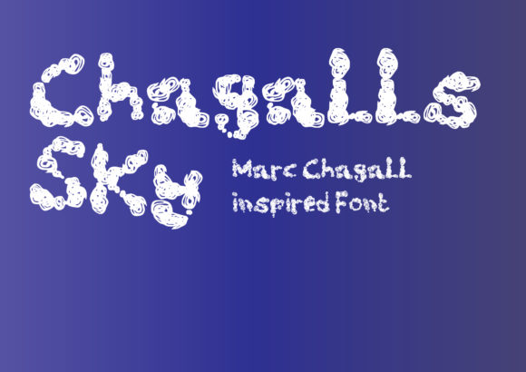 Chagalls Sky: The Quirky Display Font Makers Love