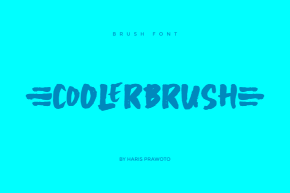 Coolerbrush: A Chunky Quirky Display Font for Modern Web Projects