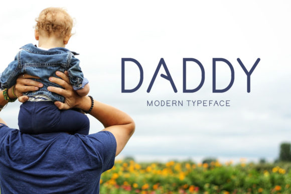 Daddy: A Relaxed Modern Display Font for Brands