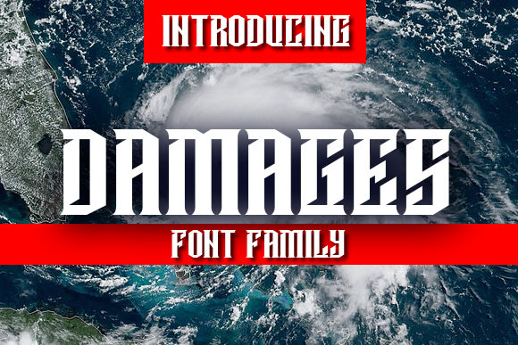 Damages: Bold Display Typography for Digital Brands