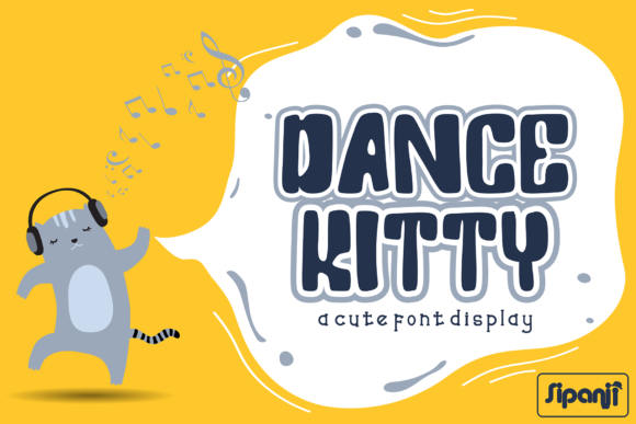 Dance Kitty Bold Cute Display Font