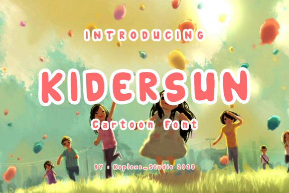 Designing with Kidersun, a Sweet and Quirky Display Typeface