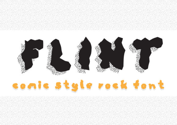 Flint: The Playful Display Font for Handmade Projects