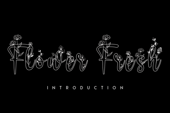 Flower Fresh: A Floral Display Font for Brands