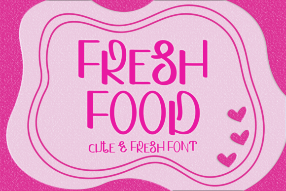 Fresh Food: A Bouncy Display Font for Playful Web Designs