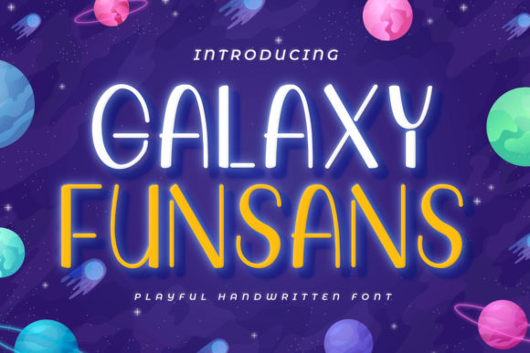 Galaxy Funsans: The Playful Display Font Every Crafter Needs