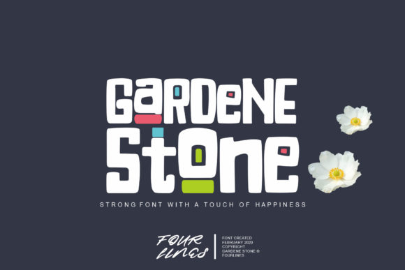 Gardene Stone: A Bold Display Font for Down-to-Earth Branding