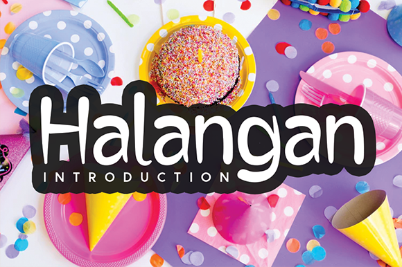 Halangan: A Handcrafted Display Font for Editorial Design