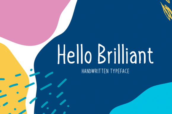 Hello Brilliant: A Whimsical Display Font for Editorial Design