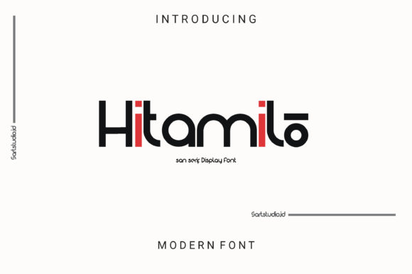 Hitamilo Display Font for Versatile Branding Projects
