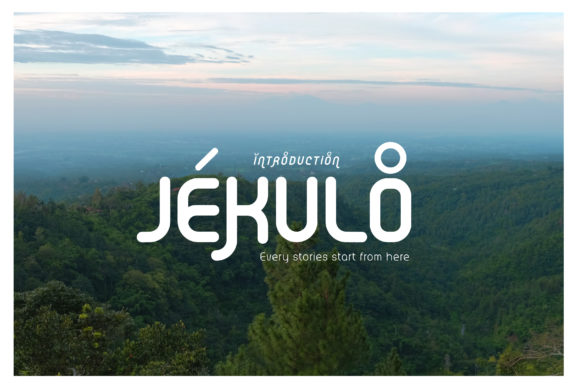Jekulo: A Minimalist Display Font for Editorial Design