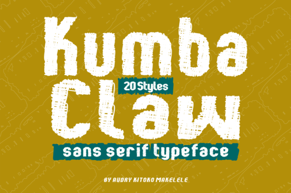 Kumba Claw Display Font: Approachable Strength for Digital Creatives