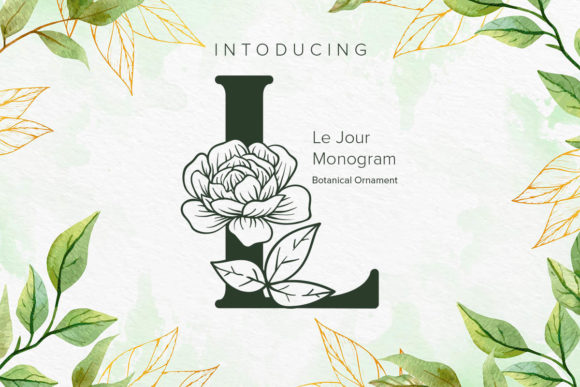 Le Jour Monogram Font: A Refined Display Typeface