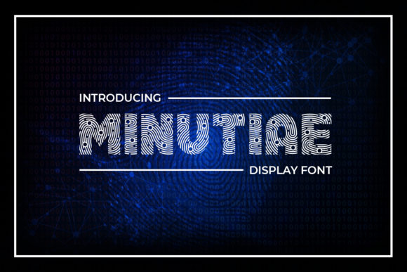 Minutiae: An Authentic Display Font for Editorial Creators