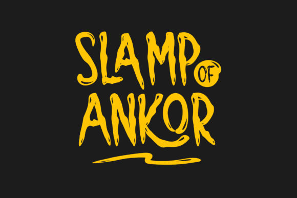 Slamp of Ankor: A Display Font with Serious Character