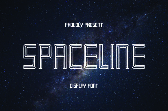 Spaceline Font: Playful, Authentic Display Typeface