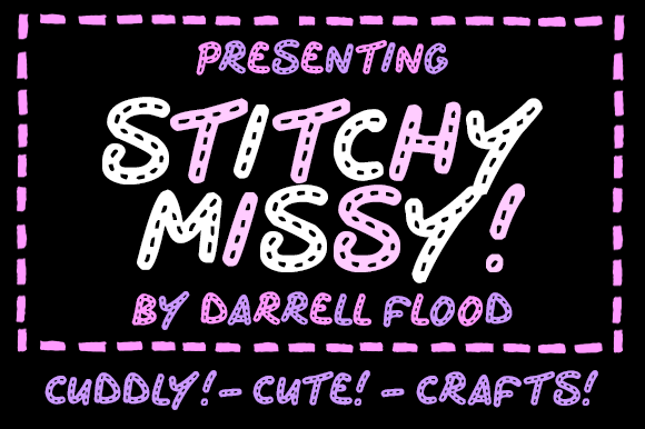 Stitchy Missy Display Font for Creative Business Owners