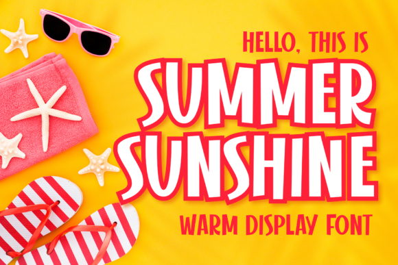 Summer Sunshine Display Font for a Joyful Brand Identity