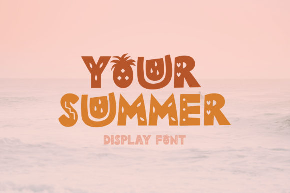 Your Summer Display Font for Seasonal Branding